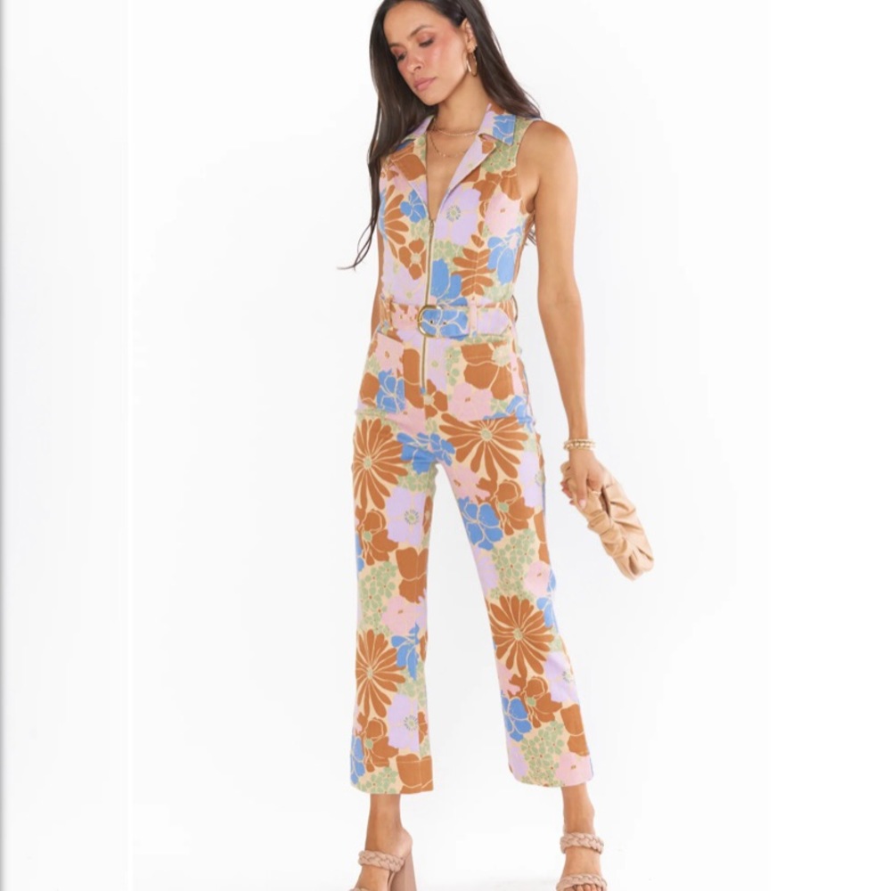 Jacksonville Cropped Jumpsuit - SMALL - Show Me Your Mumu